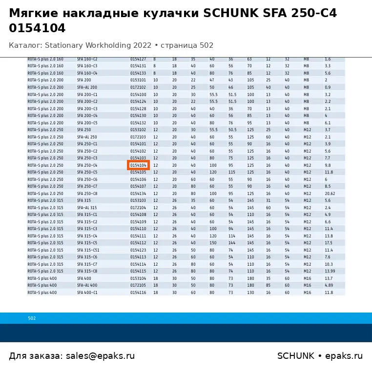 SCHUNK 0154104