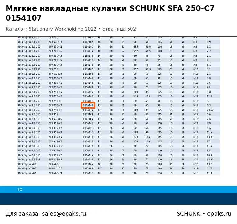 SCHUNK 0154107