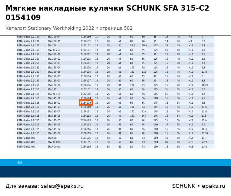 SCHUNK 0154109