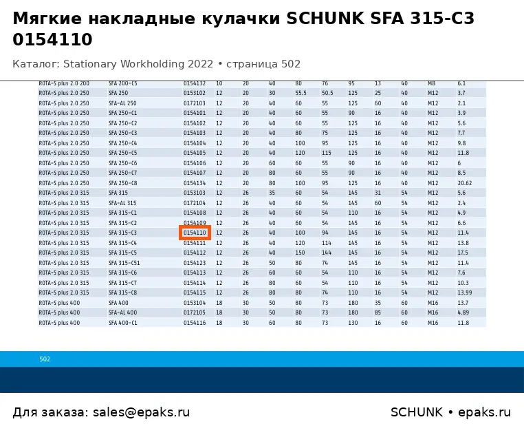 SCHUNK 0154110