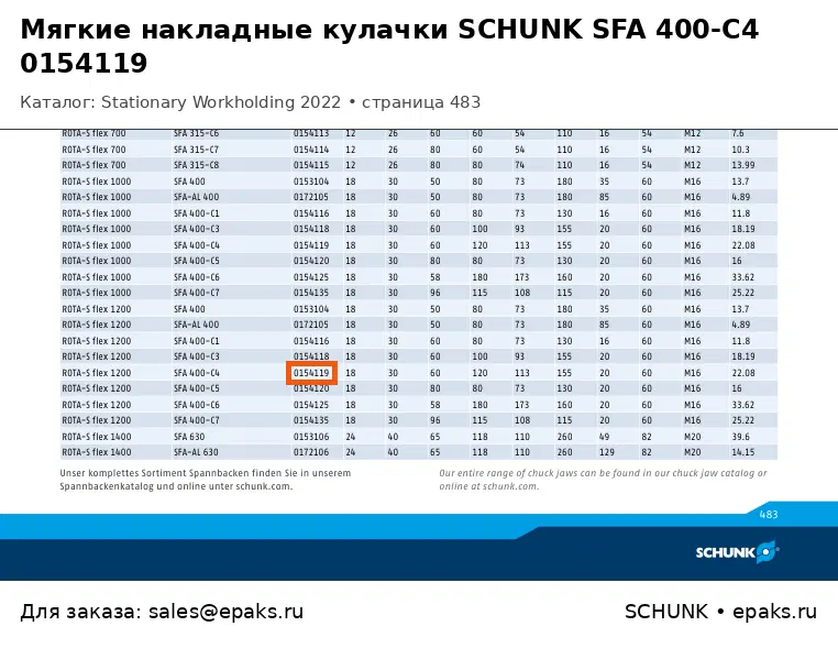 SCHUNK 0154119
