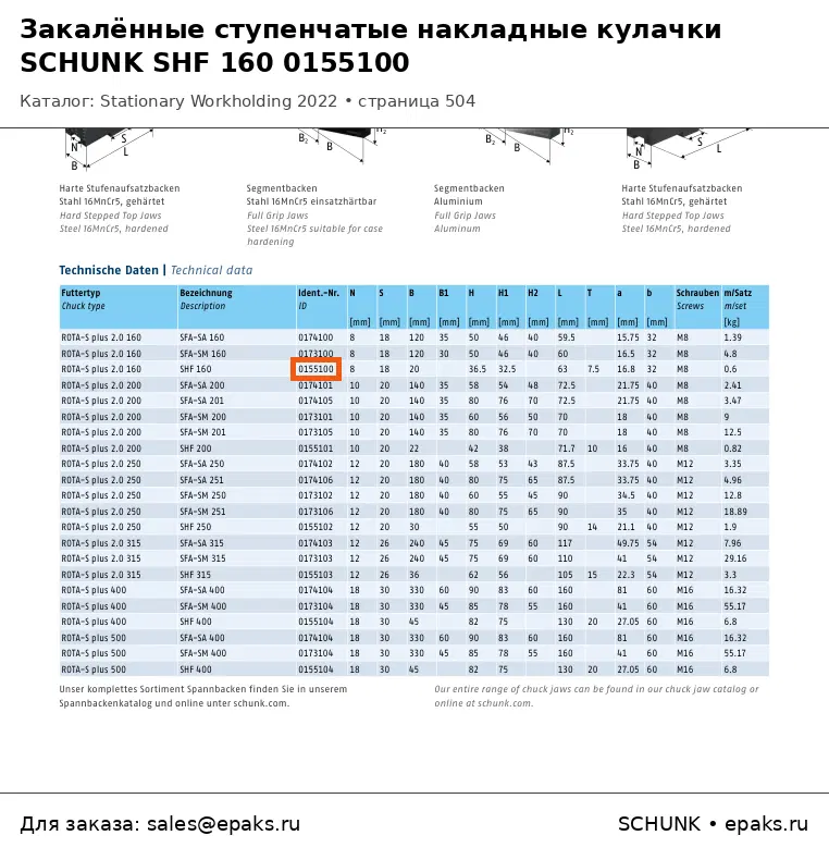 SCHUNK 0155100