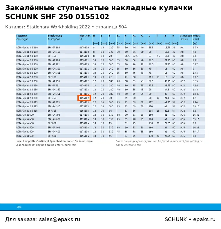 SCHUNK 0155102