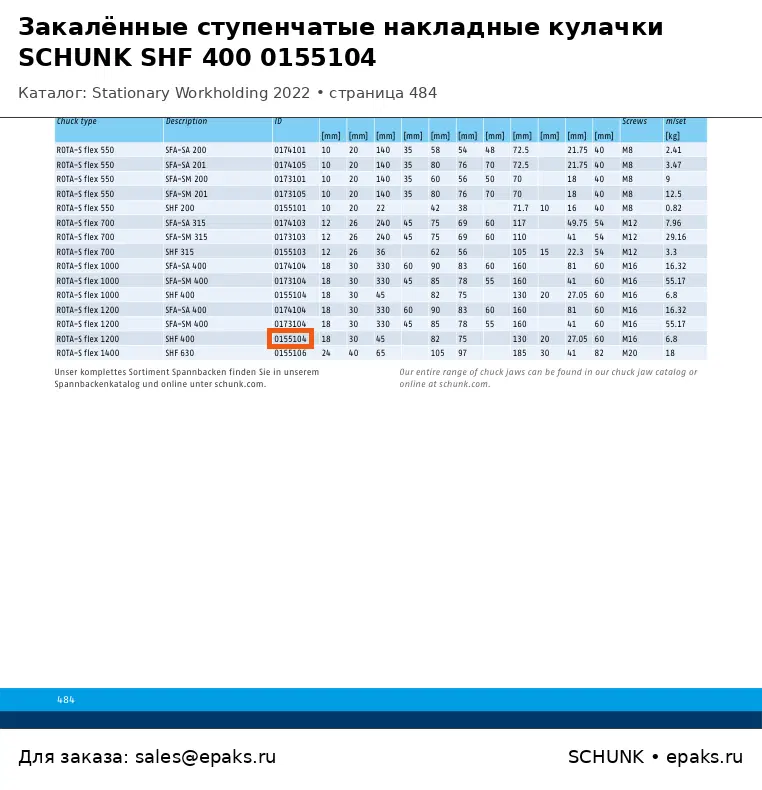 SCHUNK 0155104