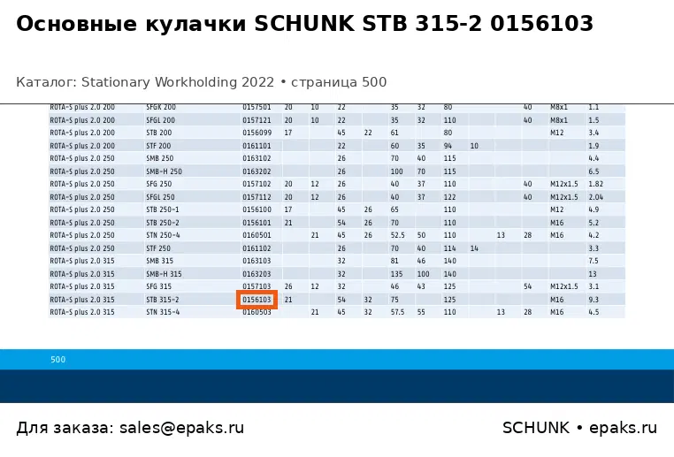SCHUNK 0156103