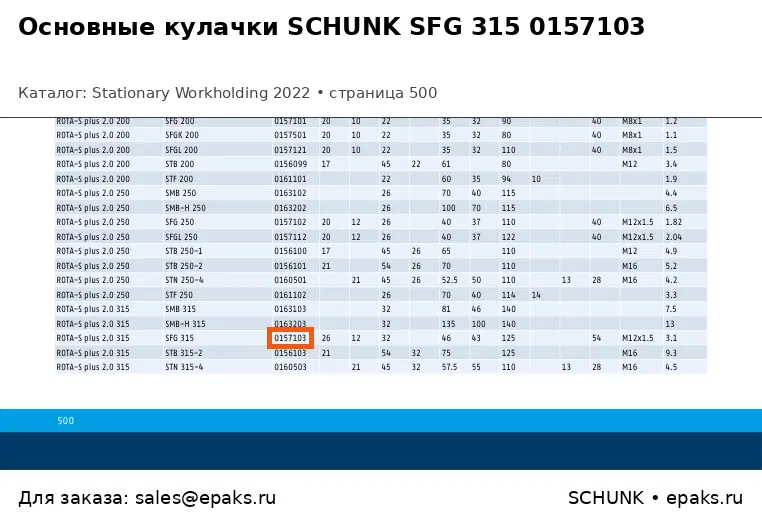 SCHUNK 0157103
