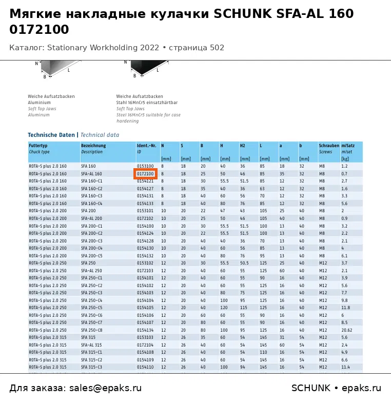 SCHUNK 0172100