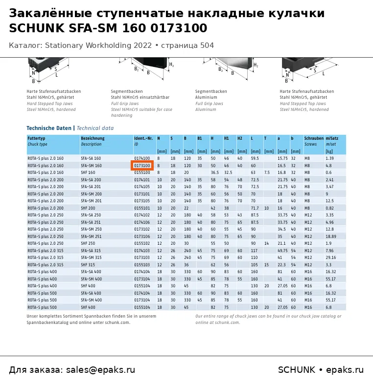 SCHUNK 0173100