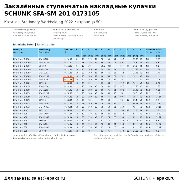 SCHUNK 0173105