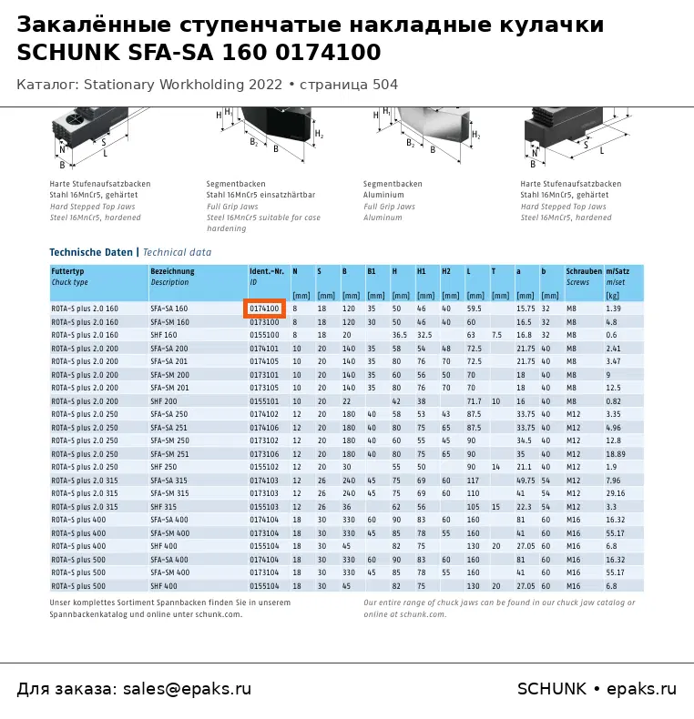 SCHUNK 0174100