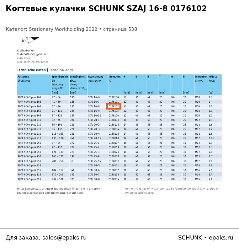 SCHUNK 0176102