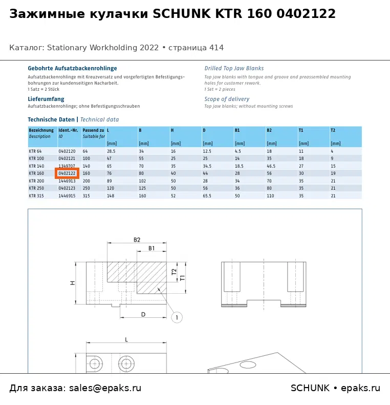 SCHUNK 0402122