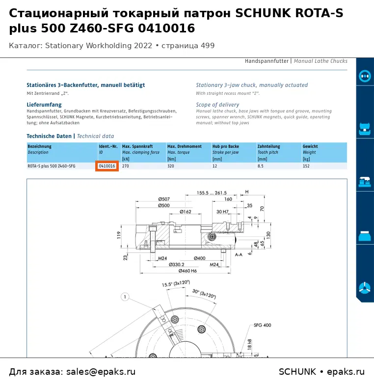 SCHUNK 0410016
