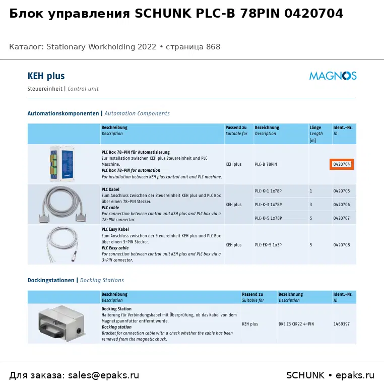 SCHUNK 0420704