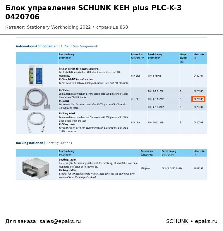 SCHUNK 0420706
