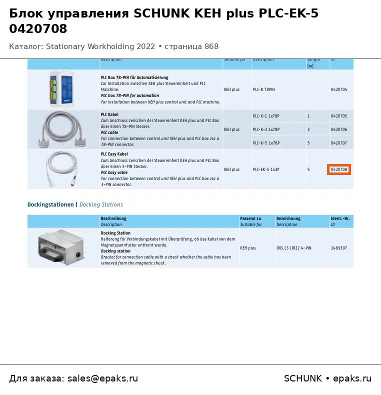 SCHUNK 0420708