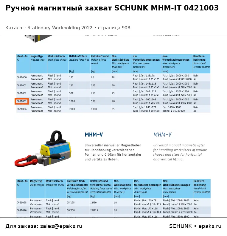 SCHUNK 0421003