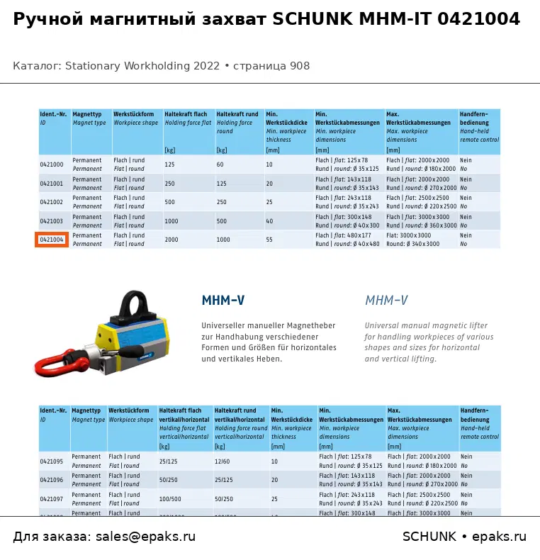 SCHUNK 0421004