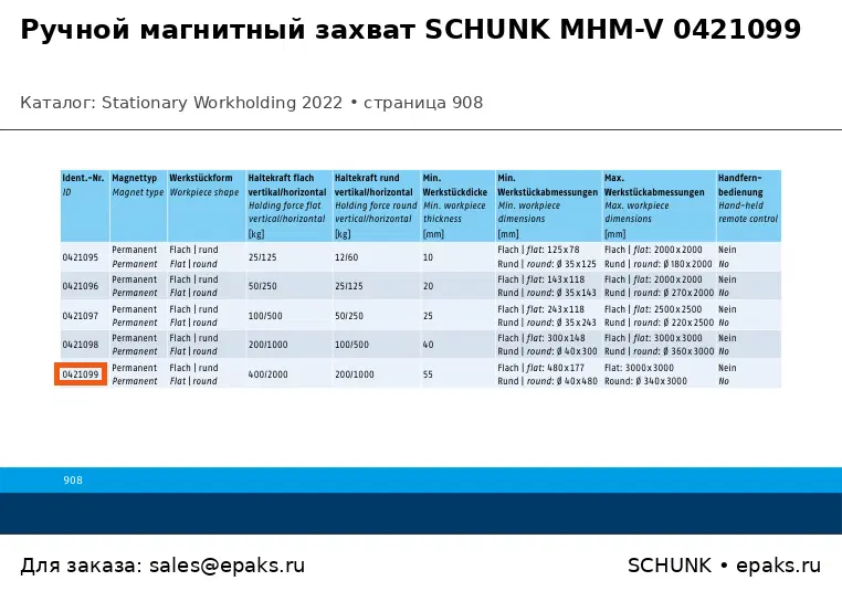 SCHUNK 0421099