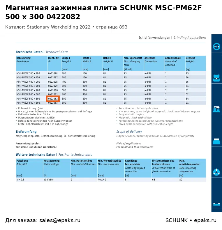 SCHUNK 0422082