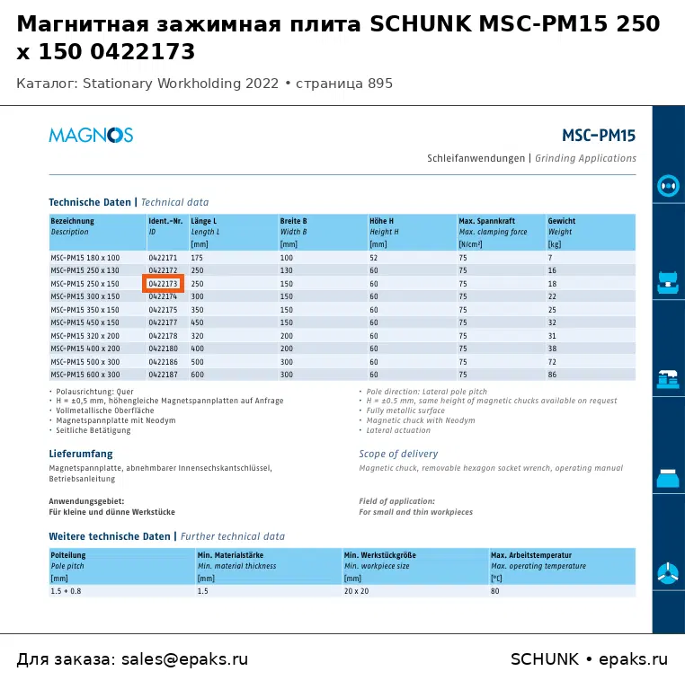 SCHUNK 0422173