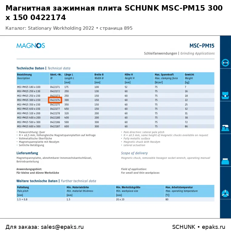 SCHUNK 0422174