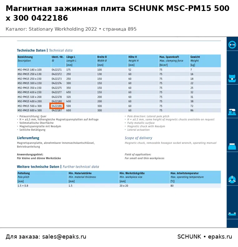 SCHUNK 0422186