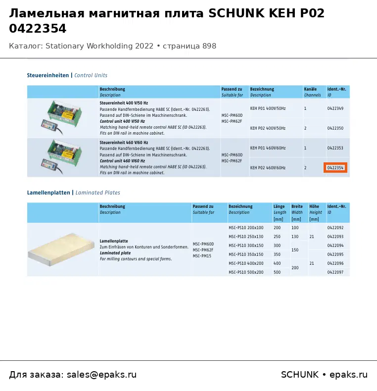 SCHUNK 0422354