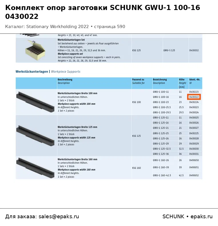 SCHUNK 0430022