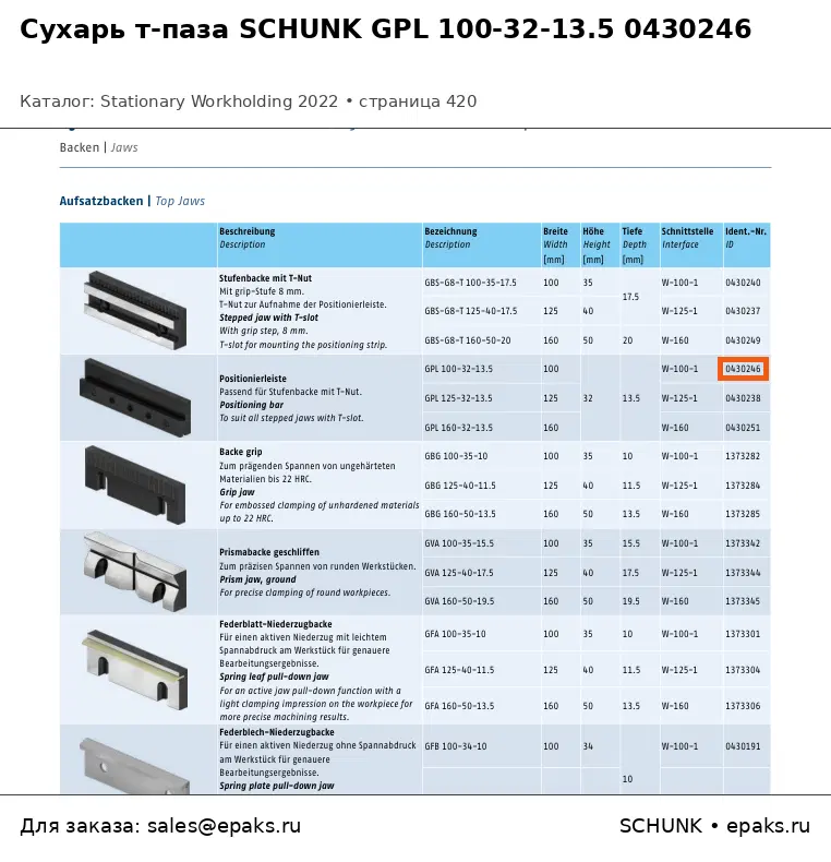 SCHUNK 0430246