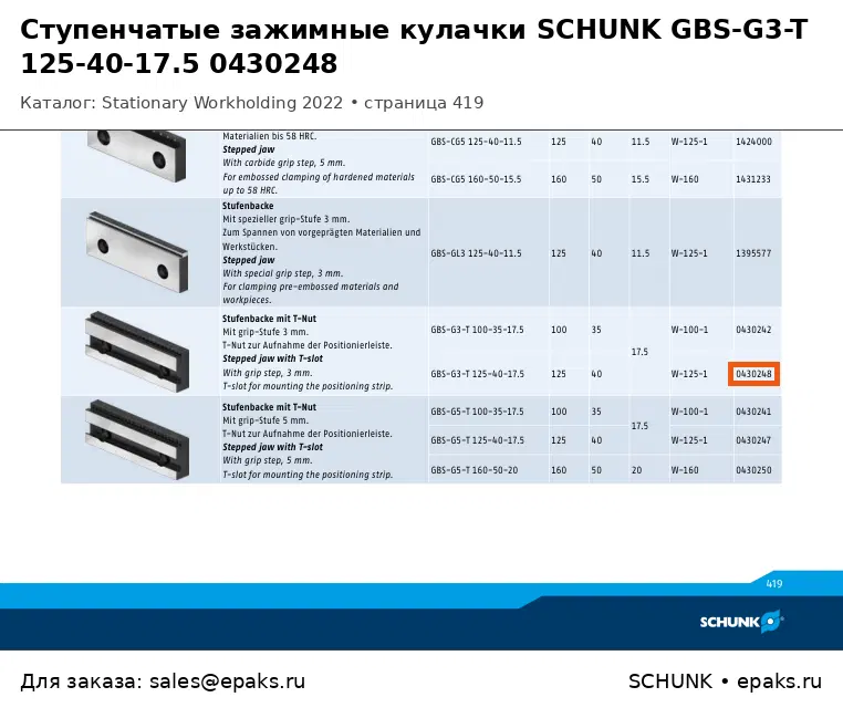 SCHUNK 0430248