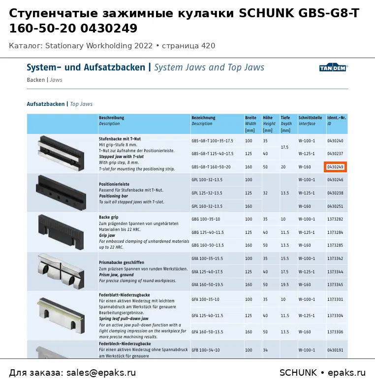 SCHUNK 0430249