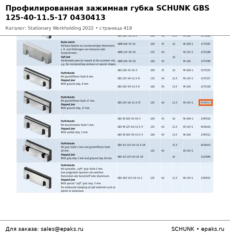 SCHUNK 0430413