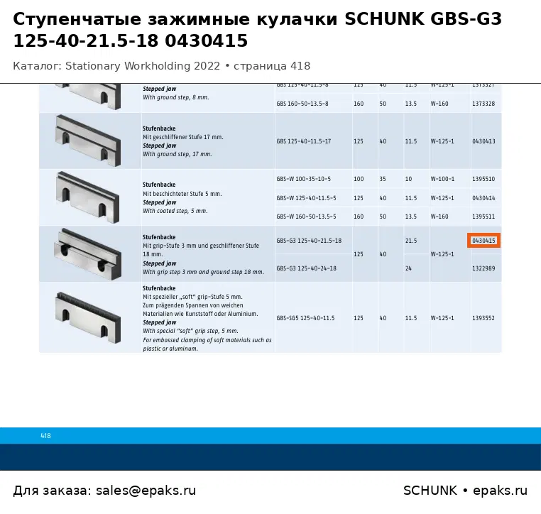 SCHUNK 0430415
