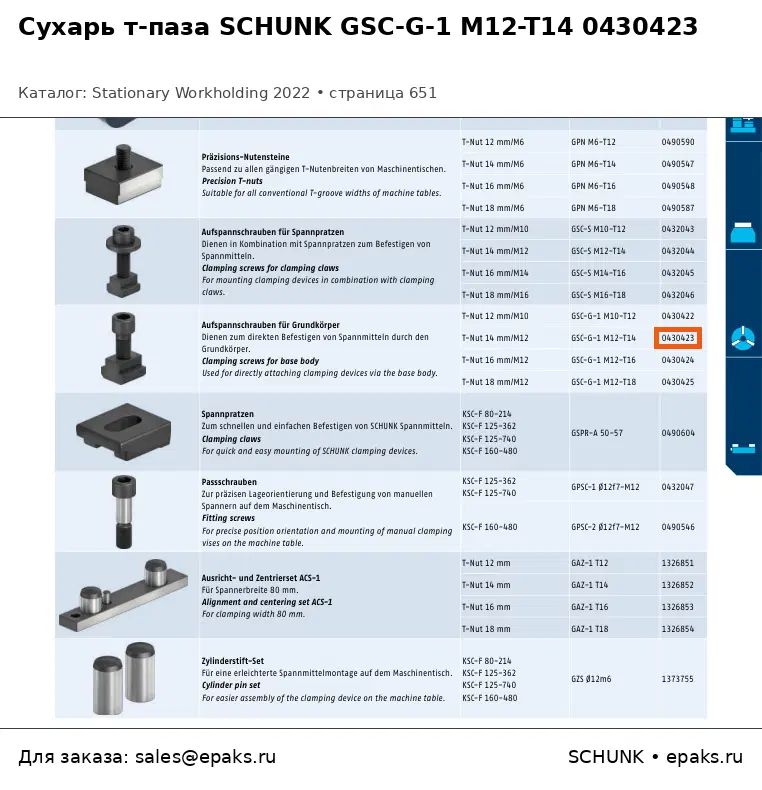 SCHUNK 0430423