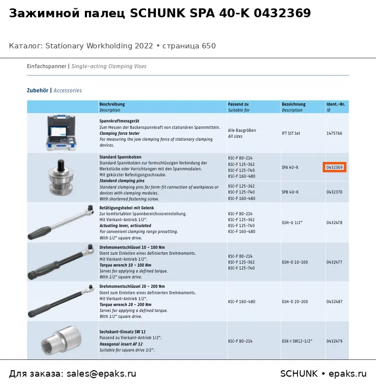 SCHUNK 0432369