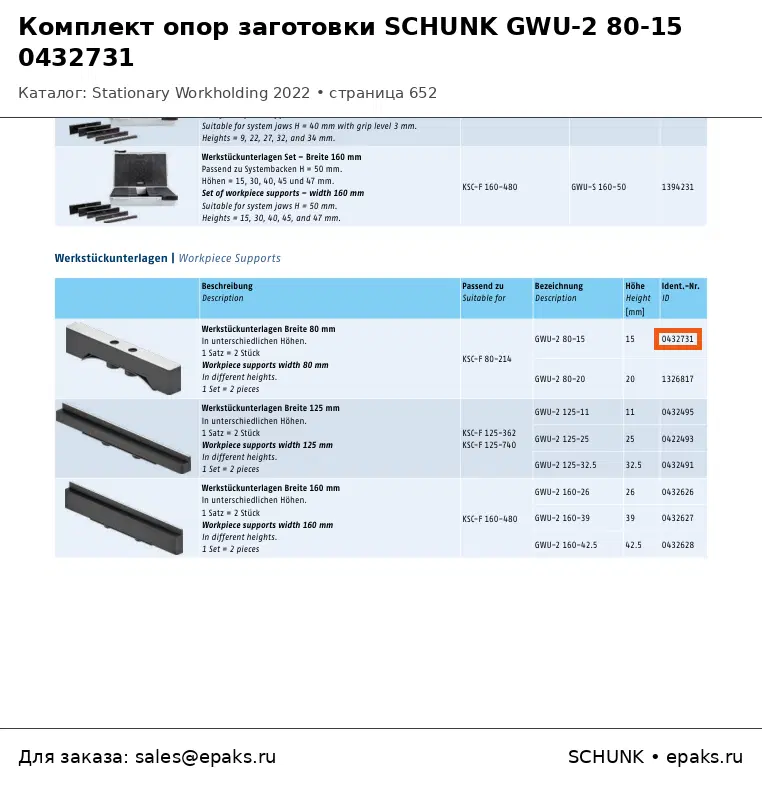 SCHUNK 0432731