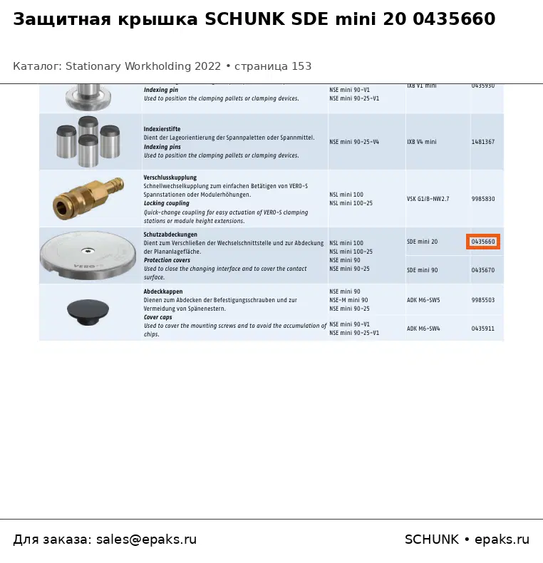 SCHUNK 0435660