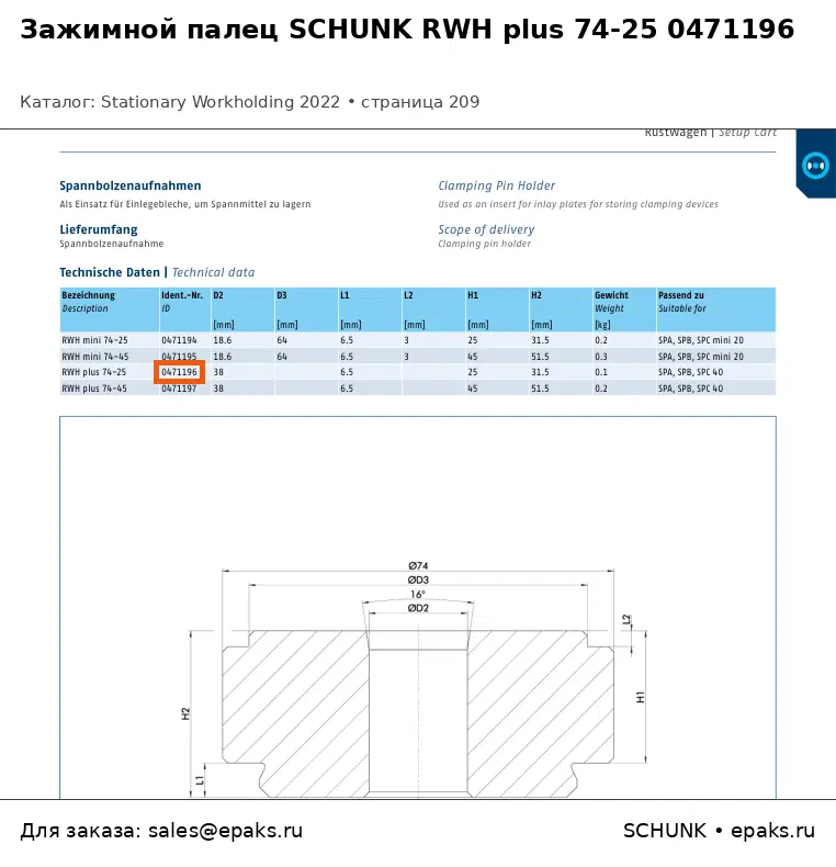 SCHUNK 0471196