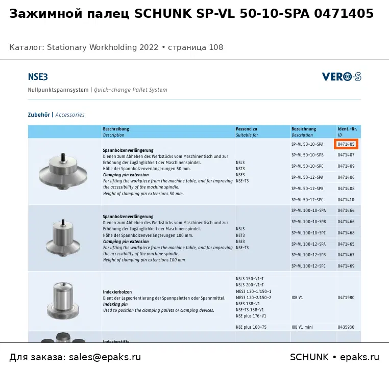 SCHUNK 0471405