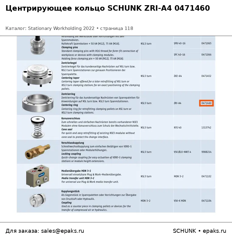 SCHUNK 0471460