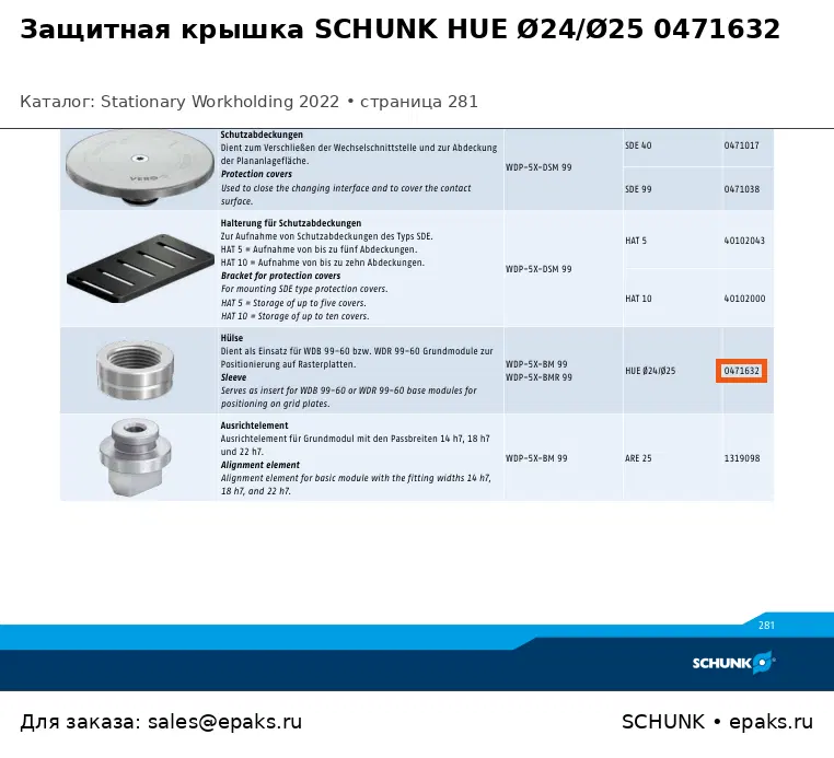 SCHUNK 0471632