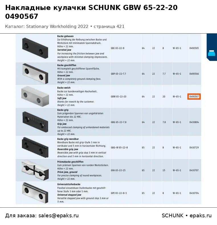 SCHUNK 0490567