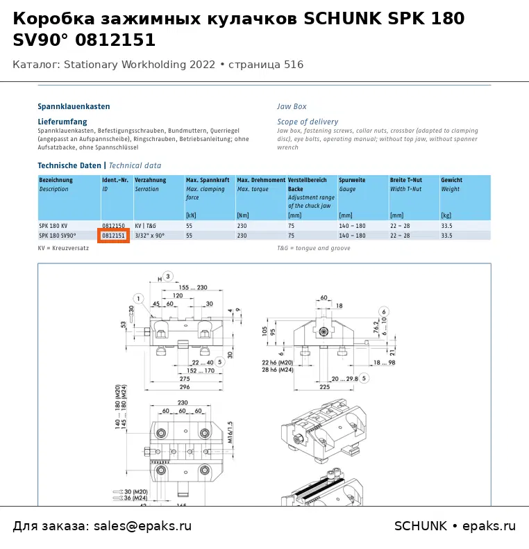 SCHUNK 0812151