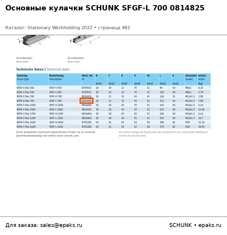 SCHUNK 0814825