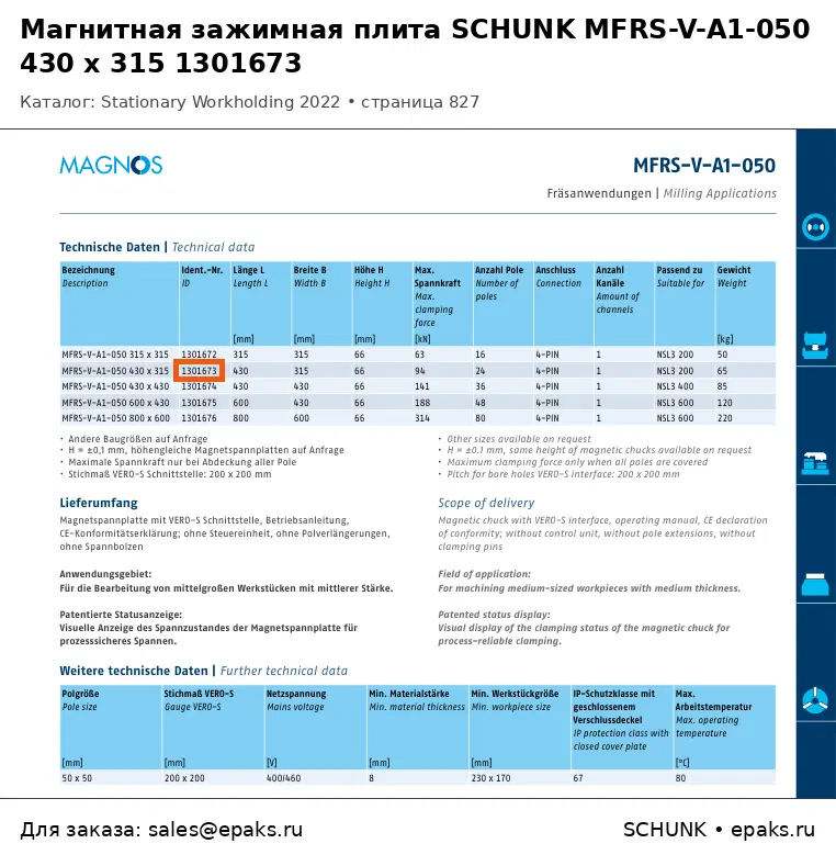 SCHUNK 1301673