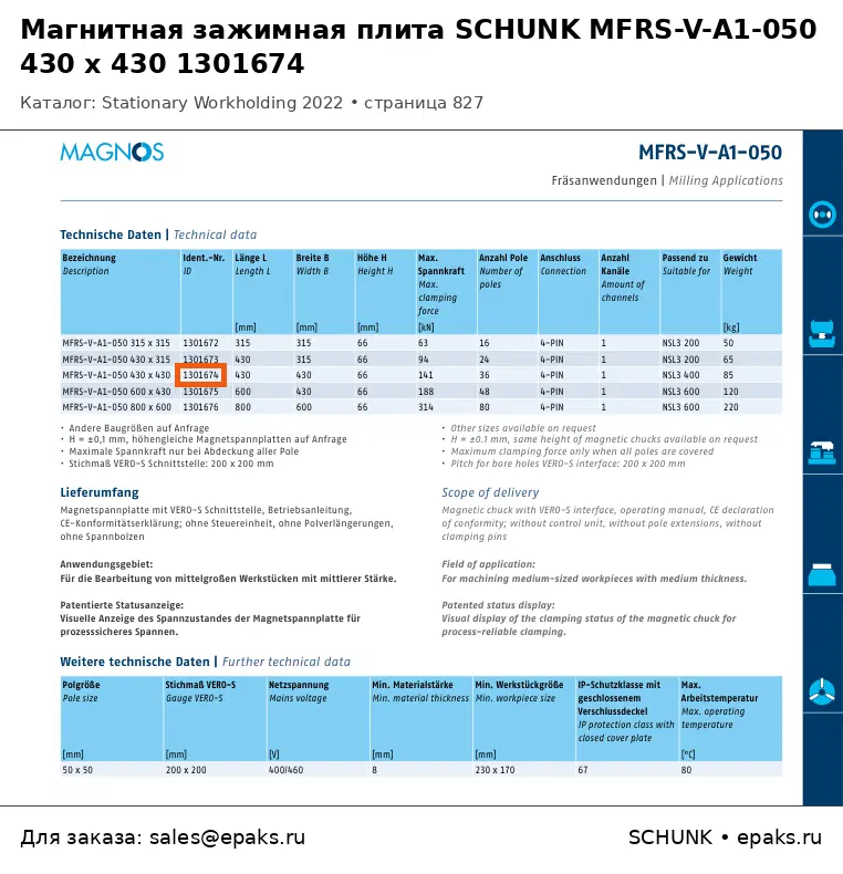 SCHUNK 1301674