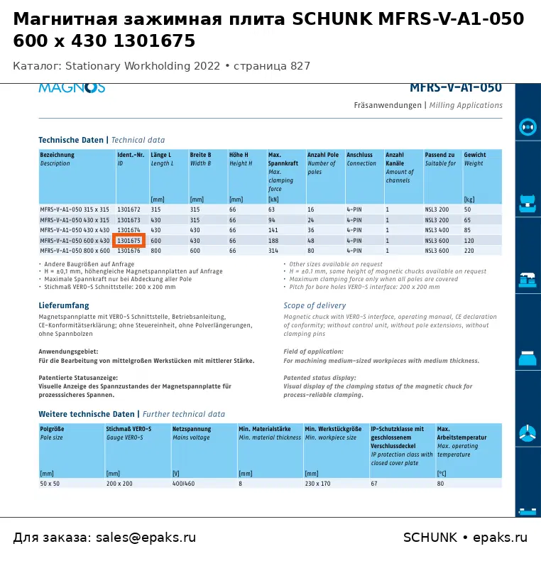 SCHUNK 1301675