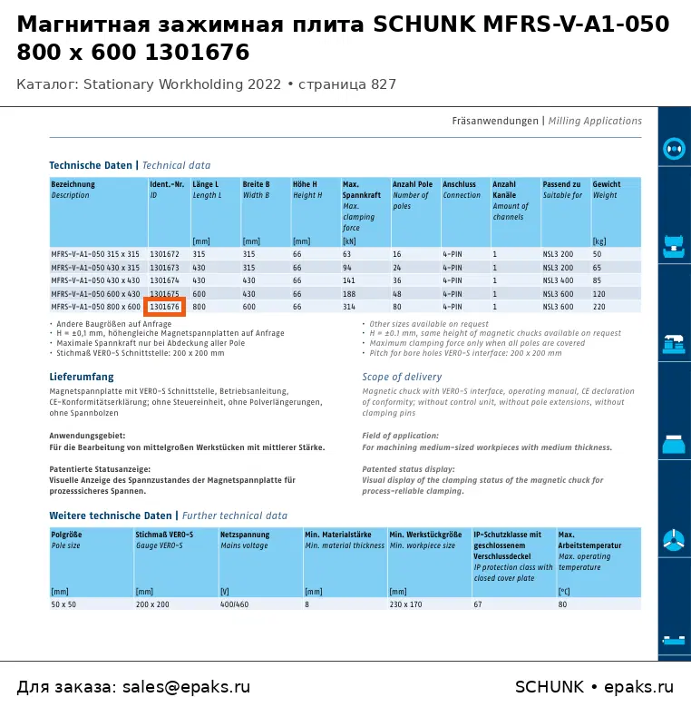SCHUNK 1301676