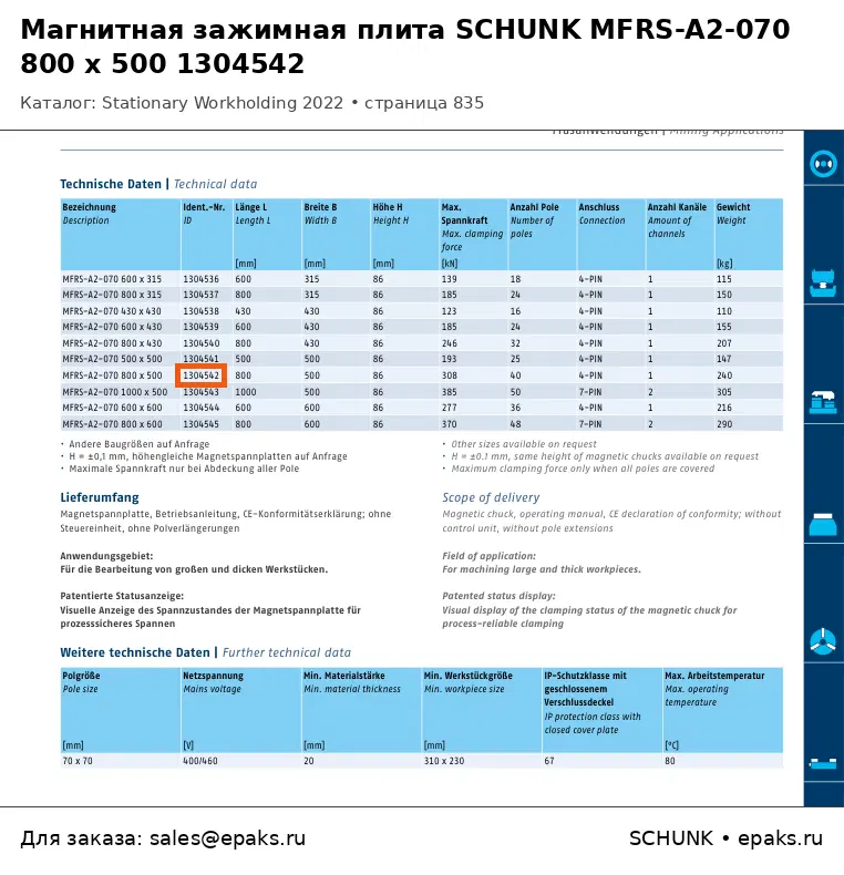 SCHUNK 1304542